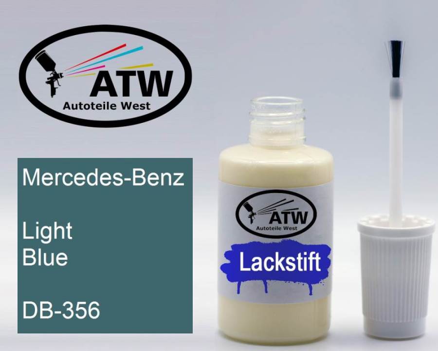 Mercedes-Benz, Light Blue, DB-356: 20ml Lackstift, von ATW Autoteile West.